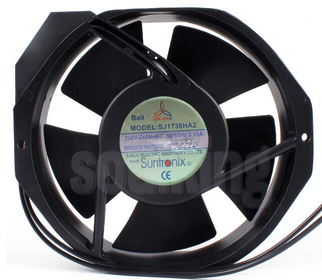 SANJU SJ1738HA2 220/240V 0.13A 2wires cooling fan SANJU SJ1738HA2 220/240V 0.13A 2wires cooling fan